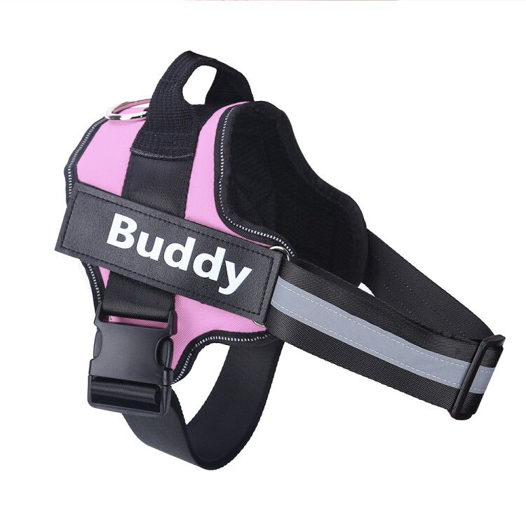 Custom No-Pull Dog Harness – Personalized Name & Phone Number Reflective Safety Vest PawVault