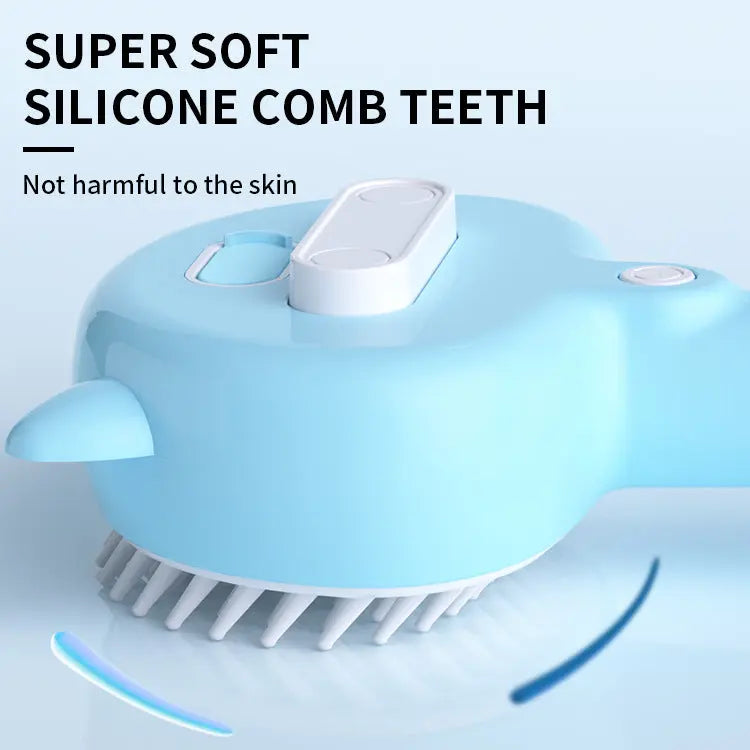 SteamGroom™ 3-in-1 Mist Grooming Brush – The Ultimate Deshedding & Massage Tool PawVault